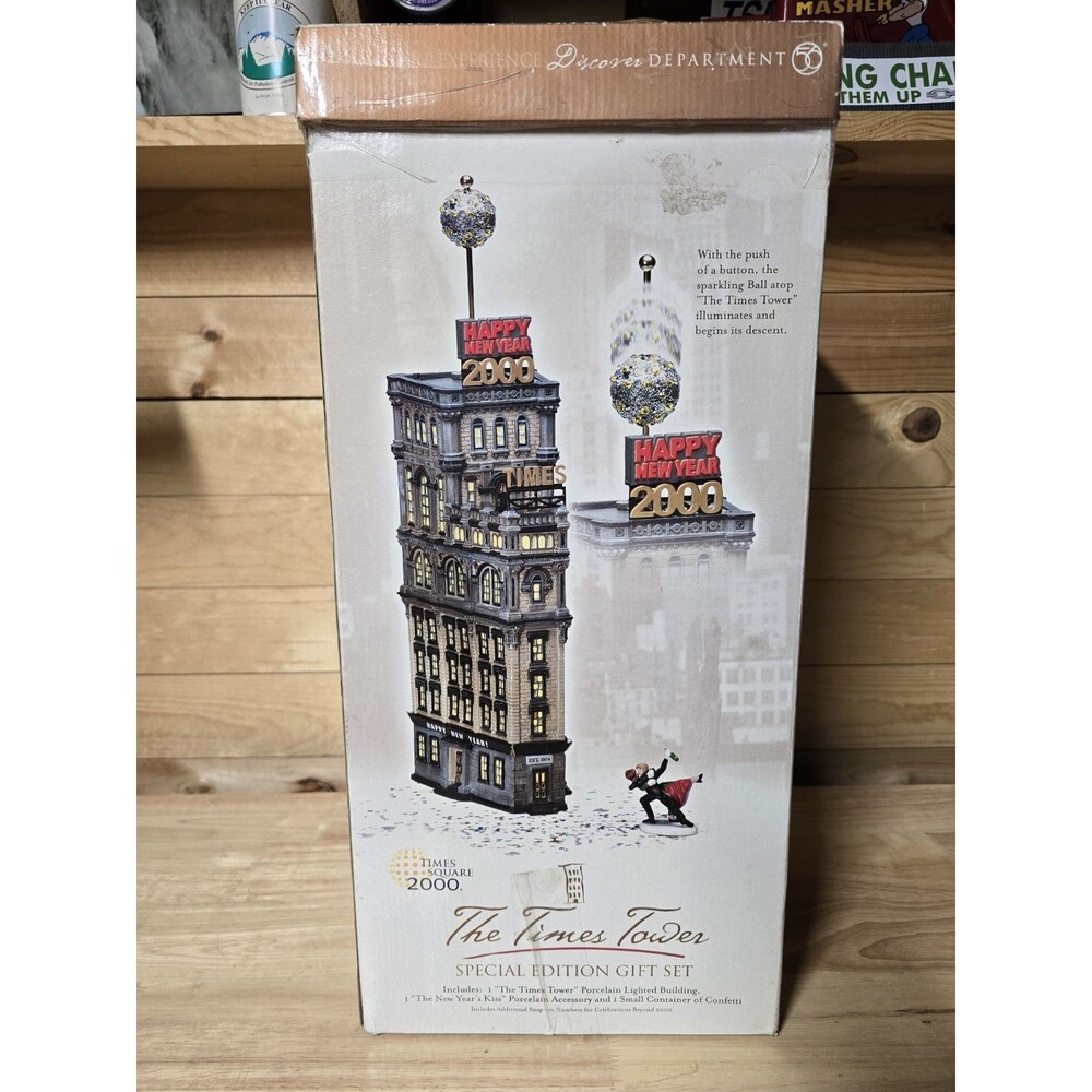 Dept 56 Times Square 2000 CHRISTMAS IN THE CITY THE TIMES TOWER NEW OTHER
